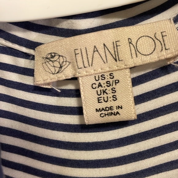 Eliana rose blue and white blouse - Picture 2 of 4
